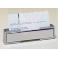 Polished Silver Business Card Holder (1"x4 1/4")